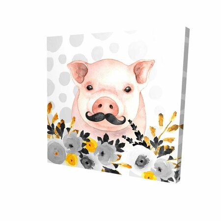 FONDO 16 x 16 in. Little Disguised Pig-Print on Canvas FO2788663